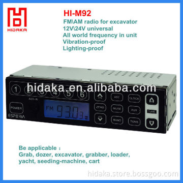 advanced international level metal auto radio am/fm radio car audio